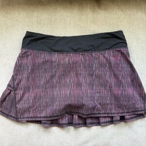 Lululemon Pace Setter Tennis Run Skirt | 6